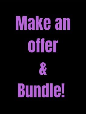 Purple Text Graphic "Make an Offer & Bundle!"